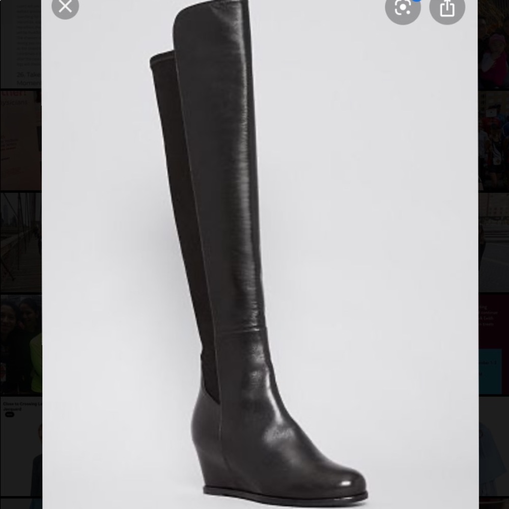 Stuart Weitzman over the knee leather boots